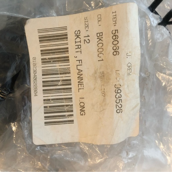 JCrew long black wool skirt. Excellent condition. - Picture 6 of 6